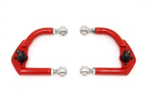 Pontiac Firebird Control Arms - BMR Suspension - Upper A-Arms with Adjustable Rod Ends - Red - `93-`02